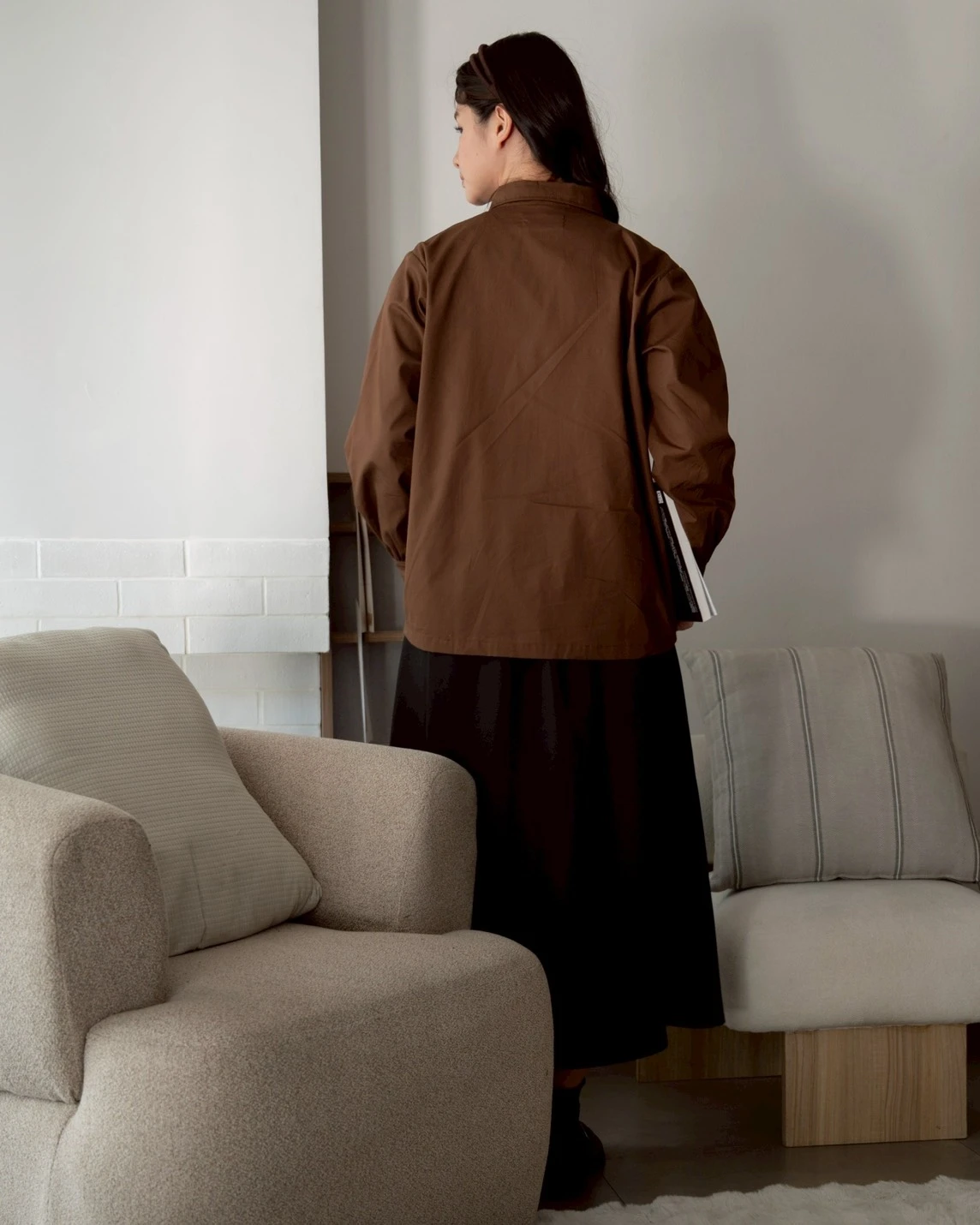 Lilian Shirt Coffee - Image 3