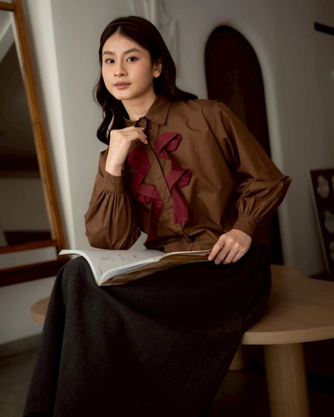 Soljin Shirt Coffee