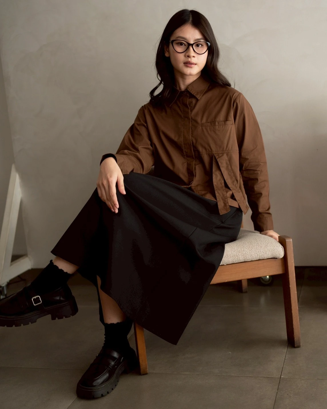 Amadea Shirt Coffee
