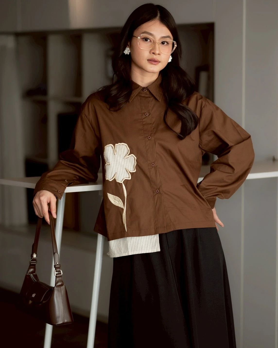 Theresa Shirt Coffee