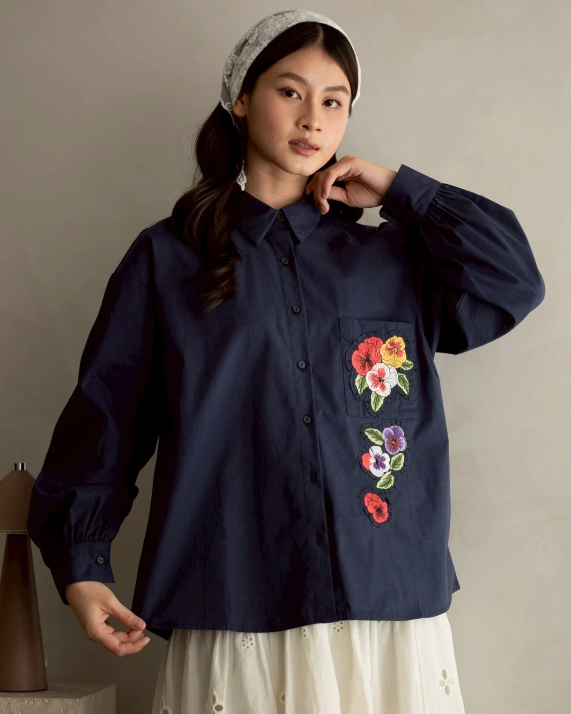 Hiraya Shirt Kode 1498 Navy
