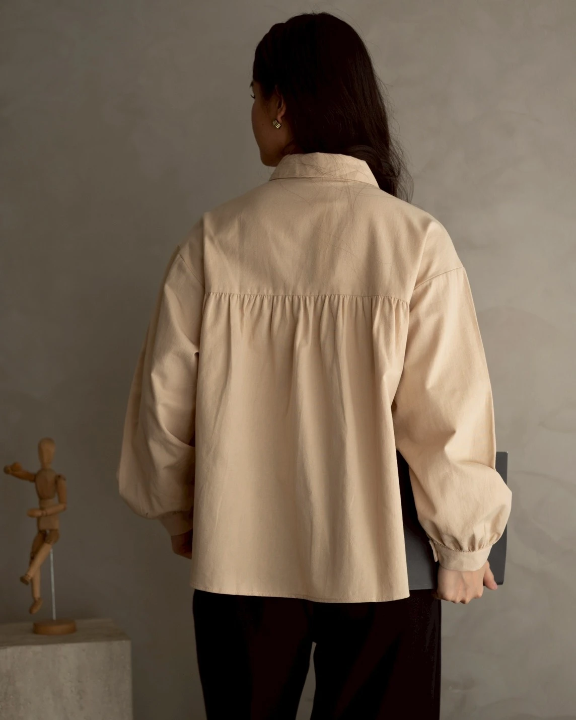 Darsen Shirt Kode 80147 Cream - Image 3