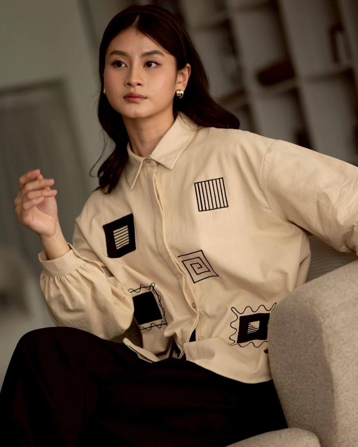 Alternative view of Darsen Shirt Kode 80147 Cream