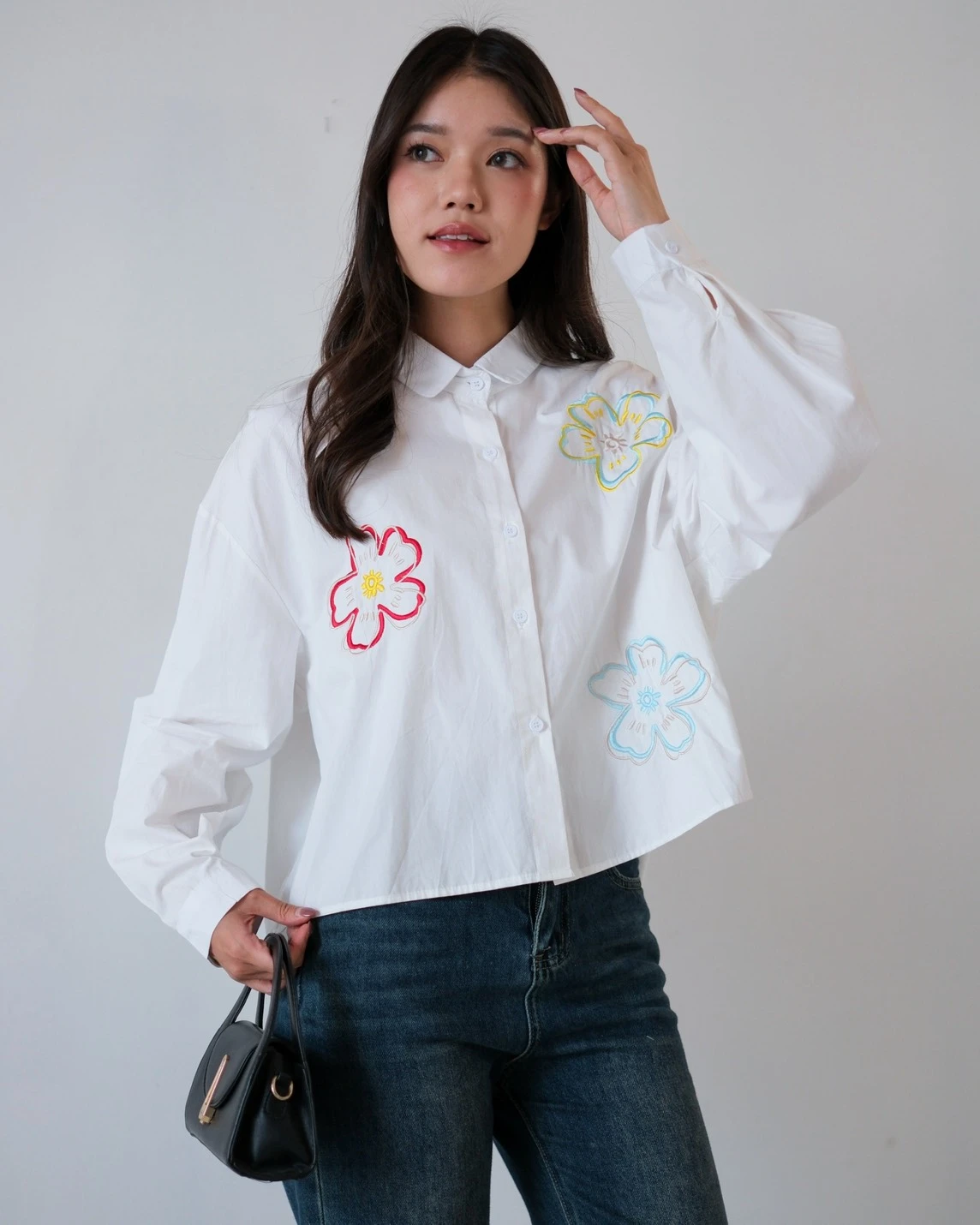 Alternative view of Takiya Shirt Kode 691N Broken White