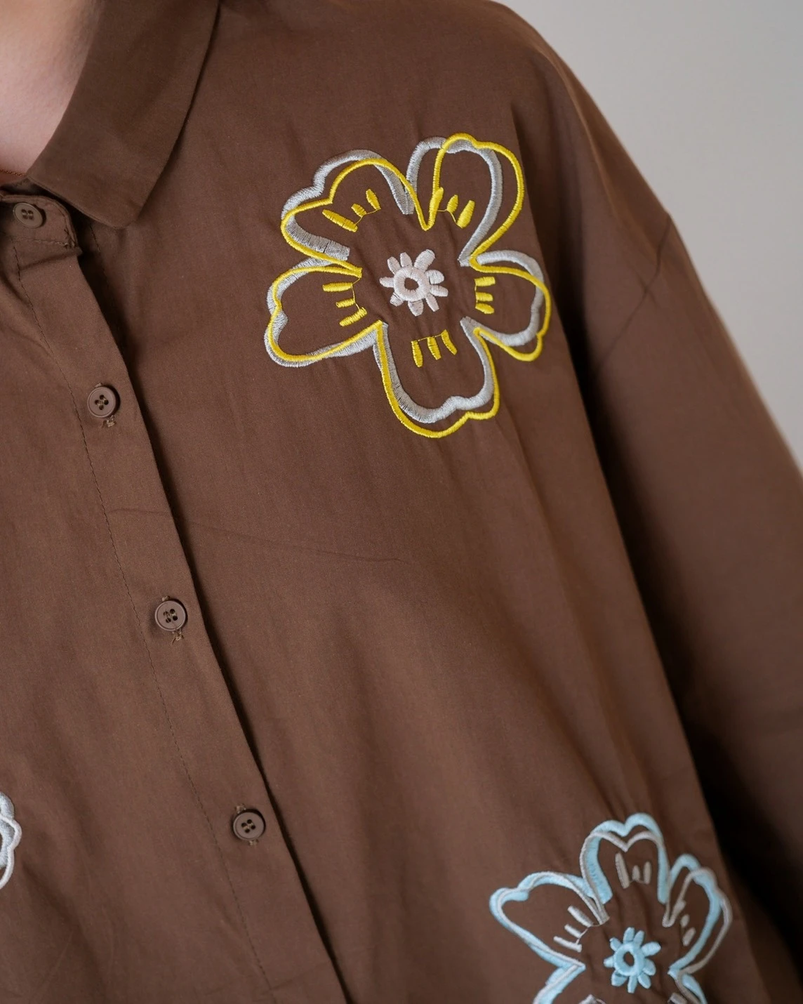 Alternative view of Takiya Shirt Kode 691N Coffee