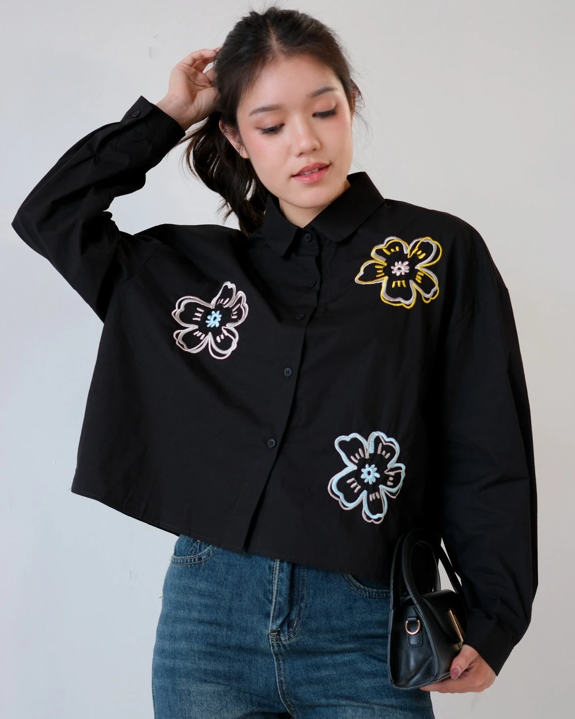 Takiya Shirt Kode 691N Black