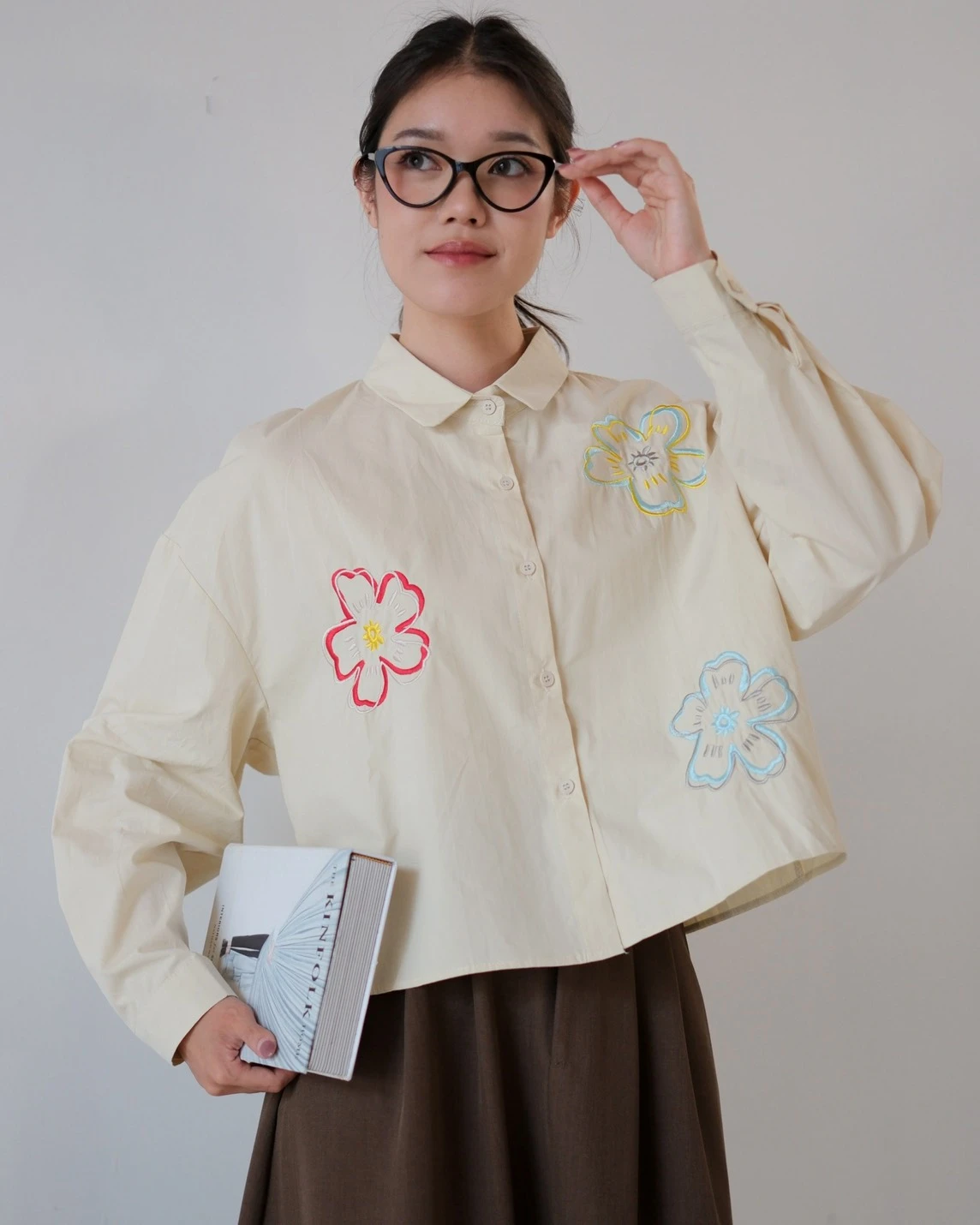 Takiya Shirt Kode 691N Cream - Image 3