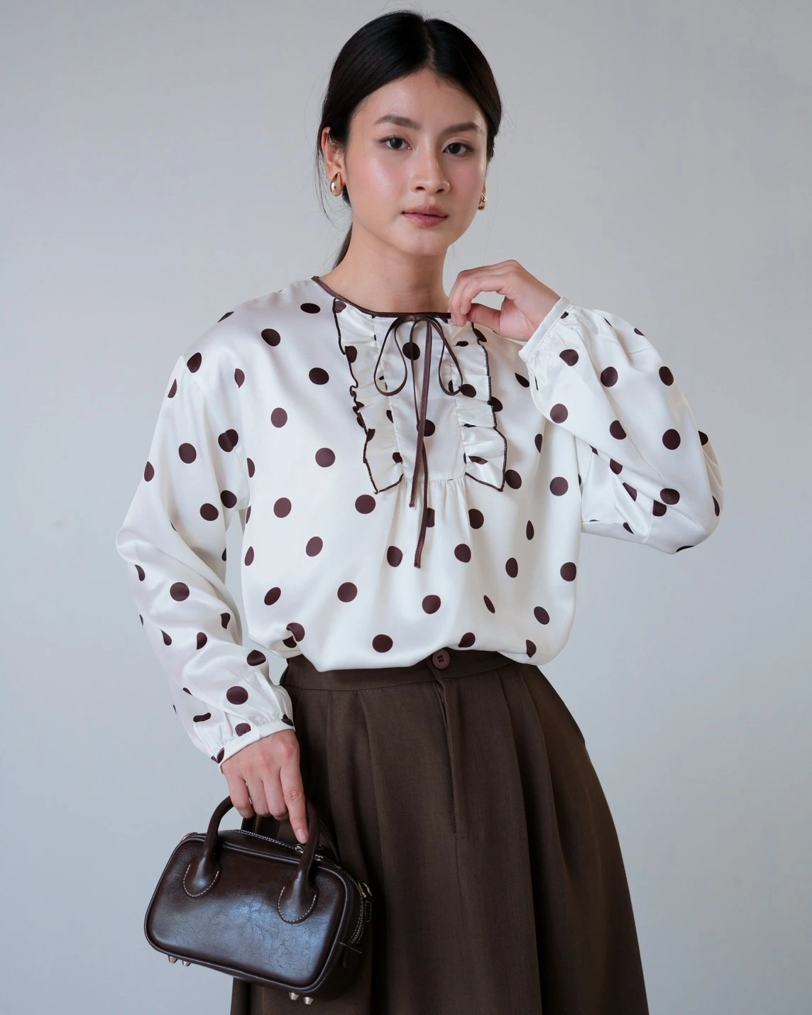 Alternative view of Wilow Polka Blouse Broken White