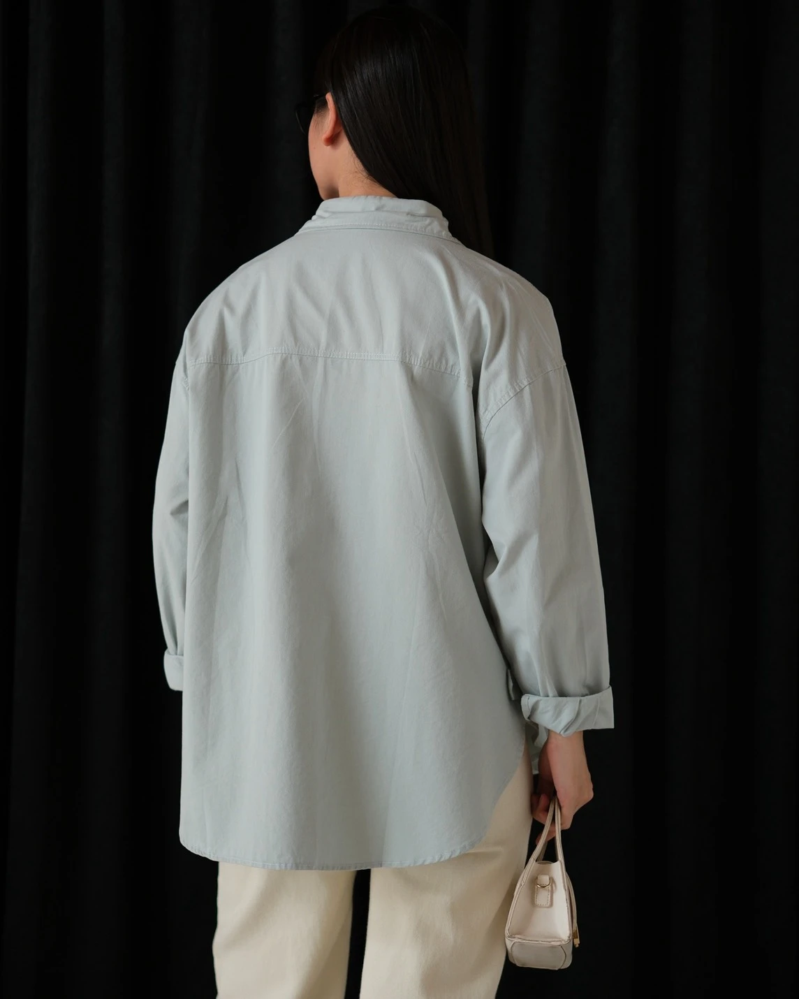 Qivane Shirt Kode 538N Mint - Image 3