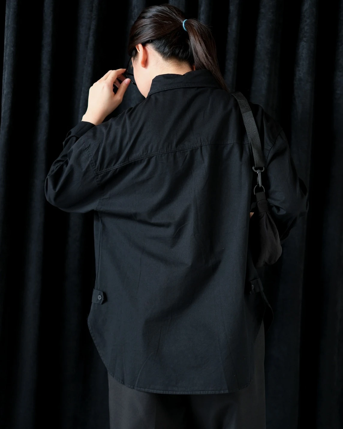 Qivane Shirt Kode 538N Black - Image 3