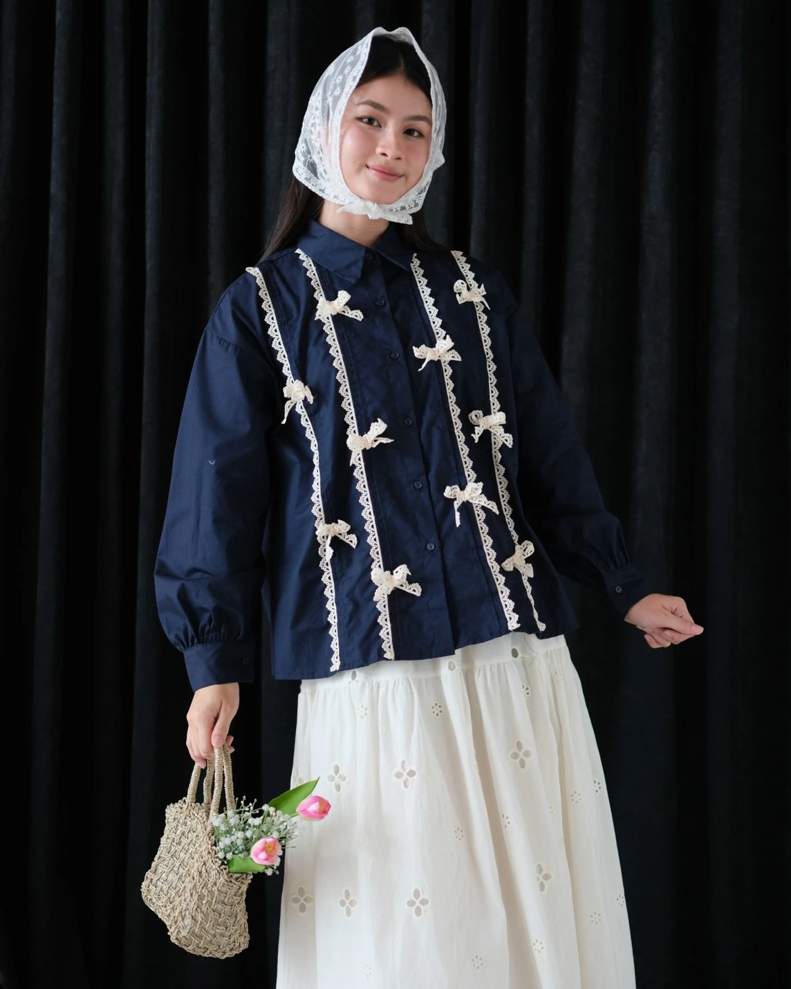 Alternative view of Eksyana Shirt Kode 80150 Navy