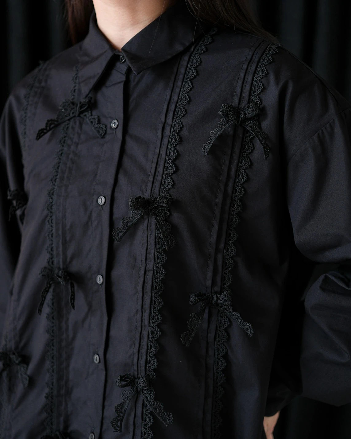Alternative view of Eksyana Shirt Kode 80150 Black