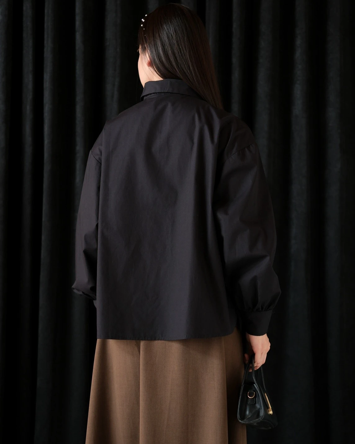 Eksyana Shirt Kode 80150 Black - Image 3