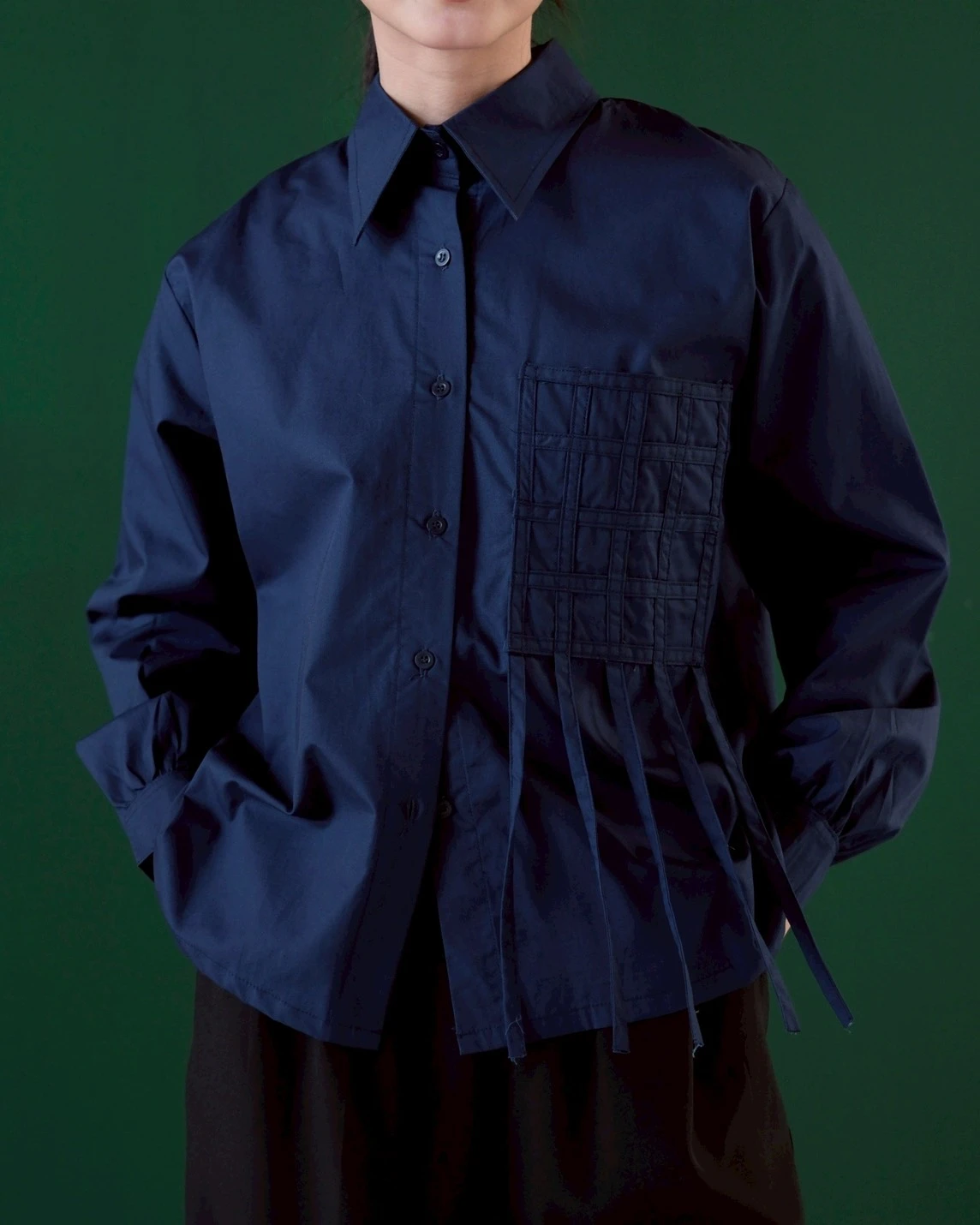 Sagan Shirt Navy - Image 3