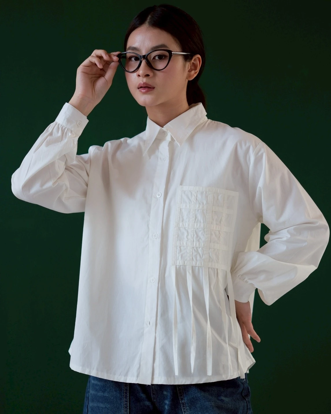 Sagan Shirt Broken White - Image 3