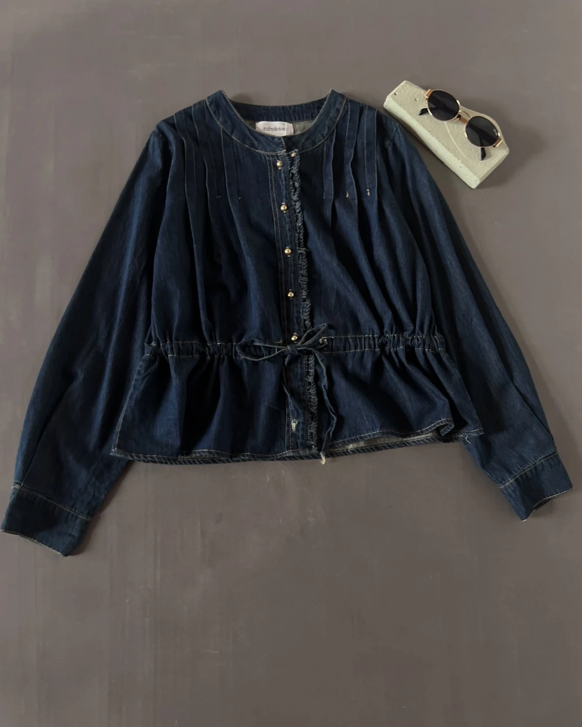 Sevyn Denim Shirt Kode 39N Dark Blue