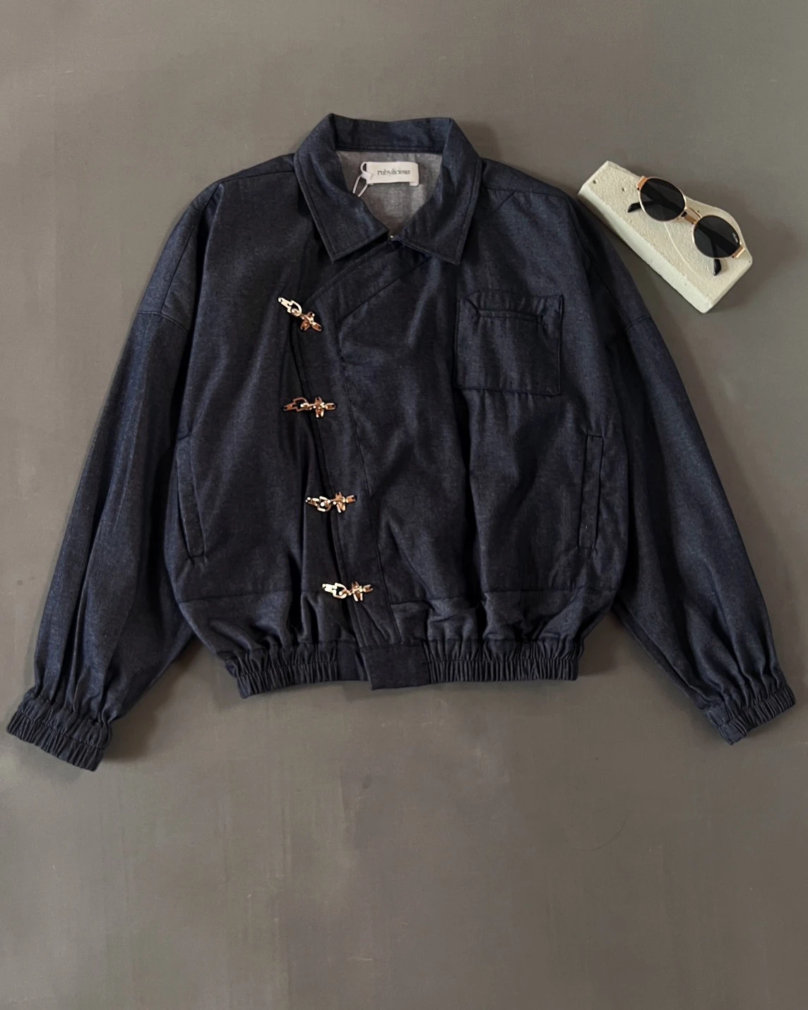 Alternative view of Uneiva Denim Jacket Kode 26026 Dark Blue