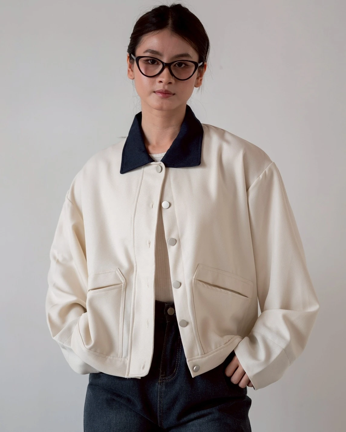 Vexa Jacket Kode N881 Cream - Image 3
