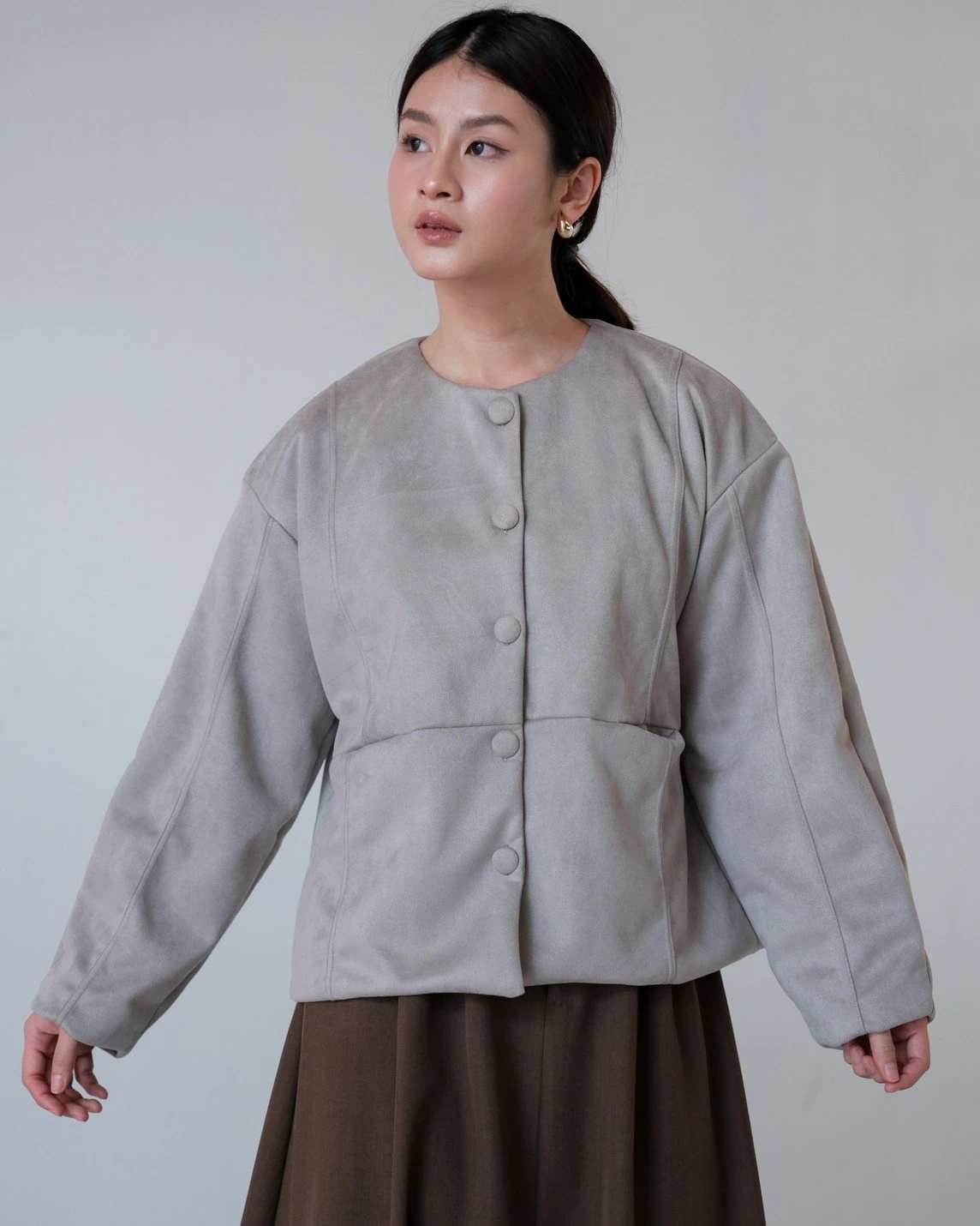 Vianly Jacket Kode 26174 Grey