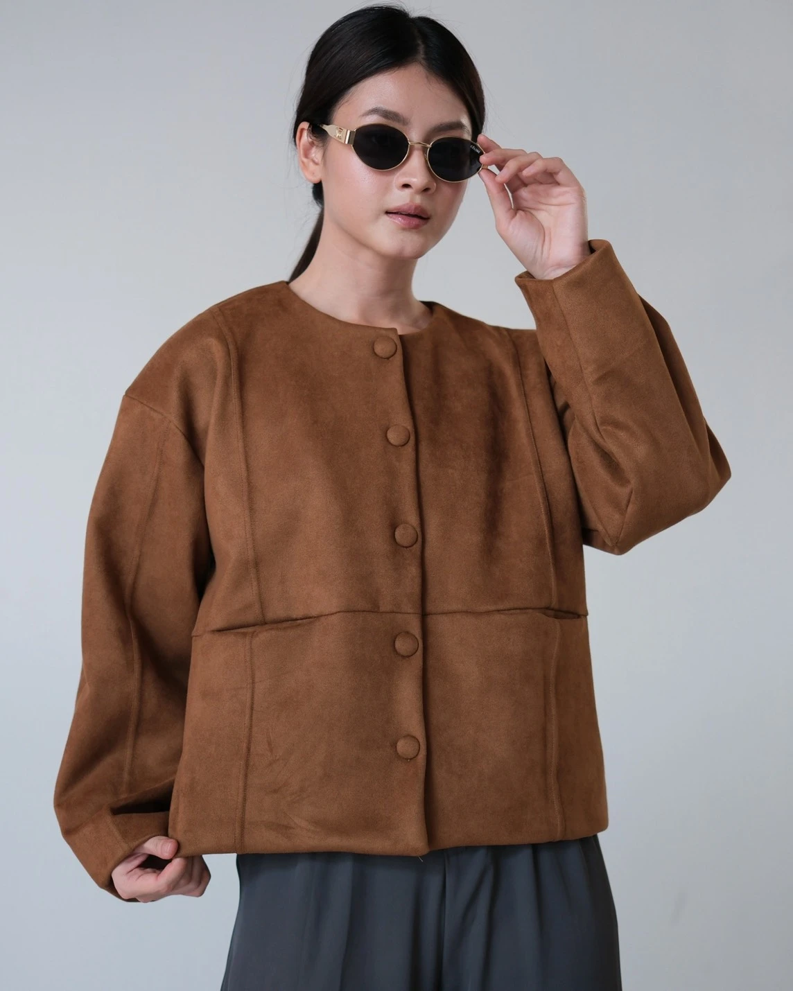 Vianly Jacket Kode 26174 Brown