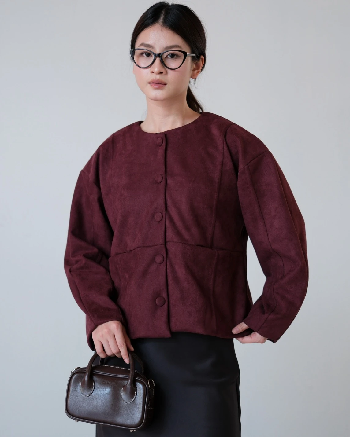 Vianly Jacket Kode 26174 Maroon