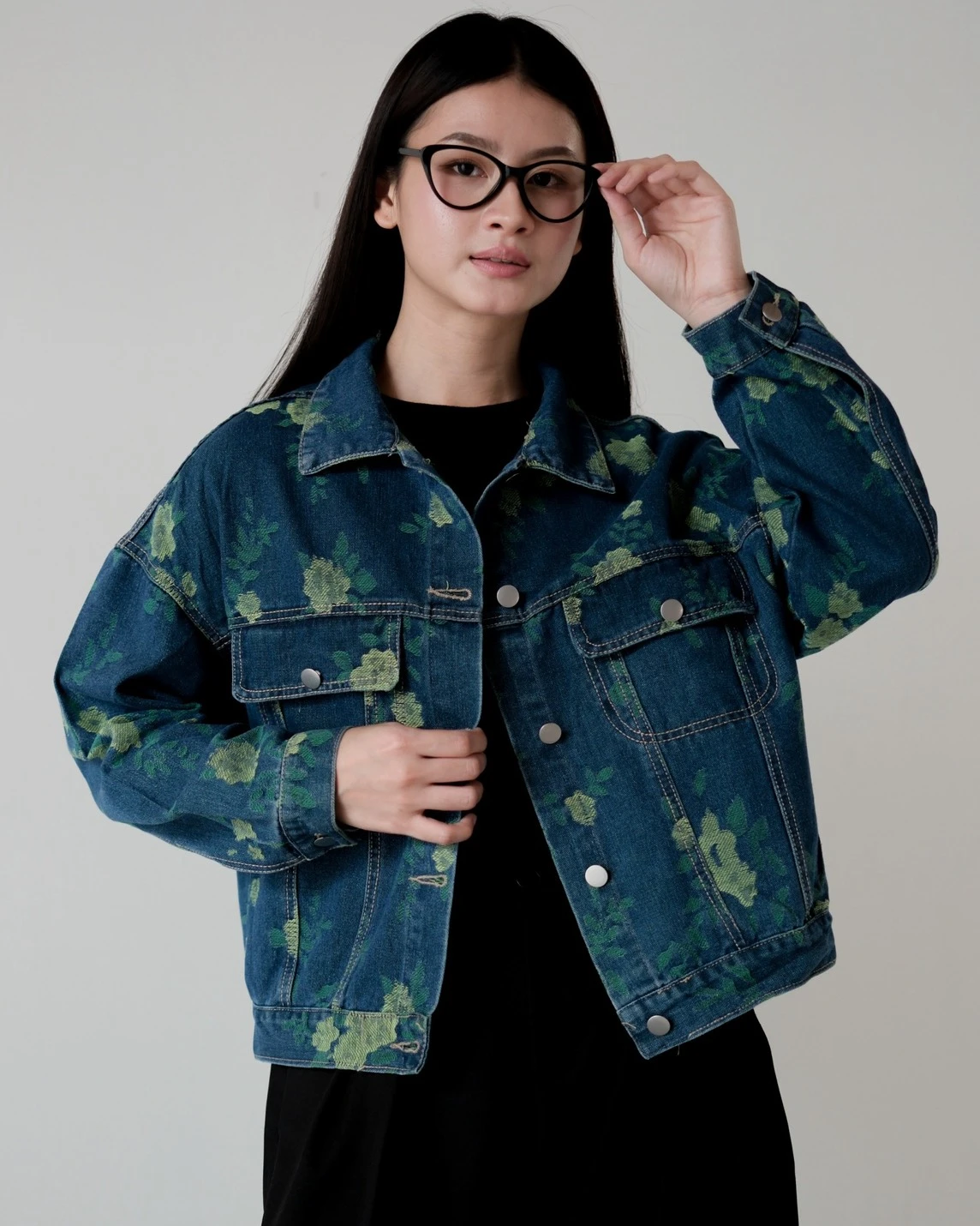 Alternative view of Xelora Denim Jacket Kode 693N