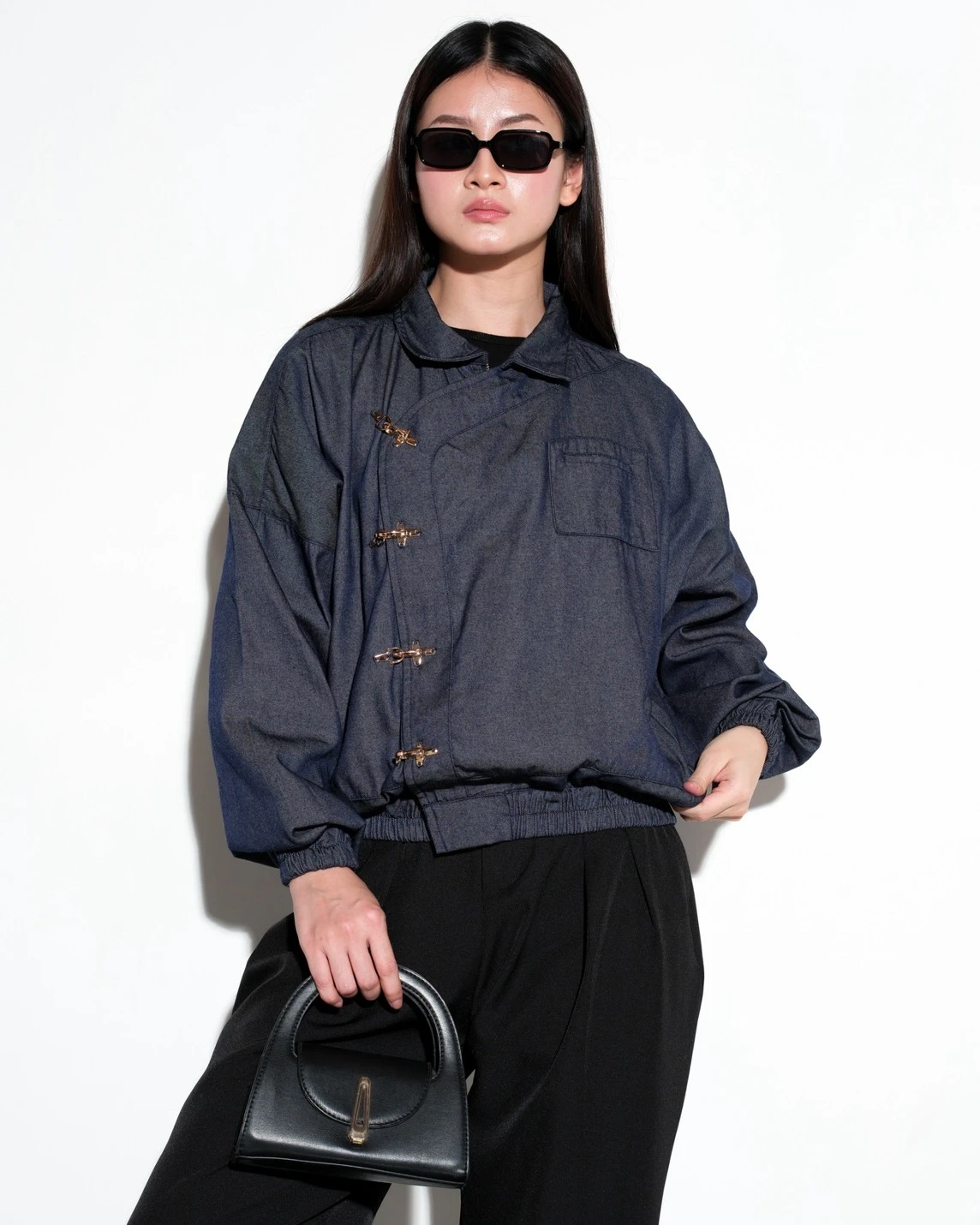 Alternative view of Uneiva Denim Jacket Kode 26026 Dark Blue