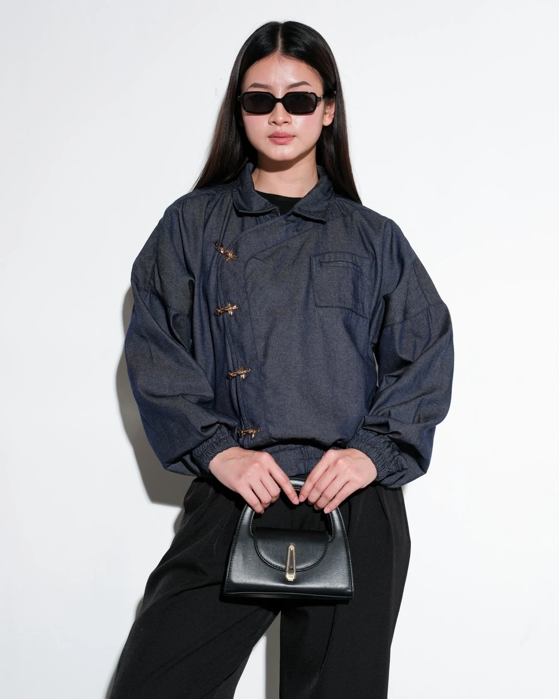 Uneiva Denim Jacket Kode 26026 Dark Blue