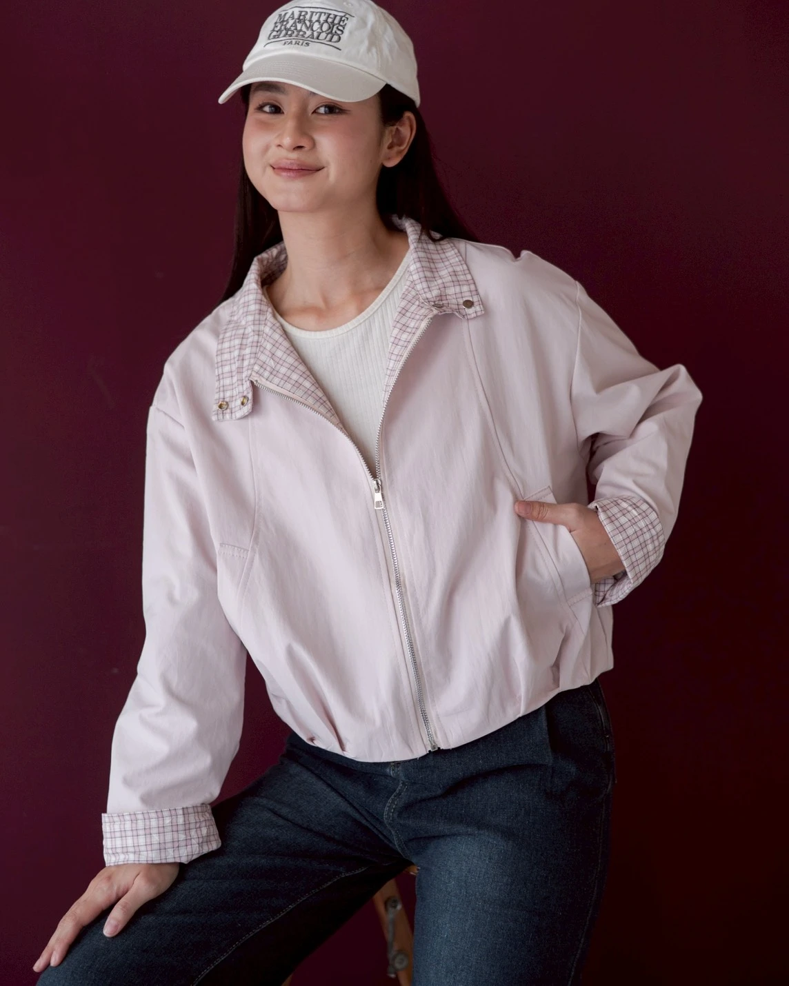 Alternative view of Xelva Jacket Kode 537N Pink