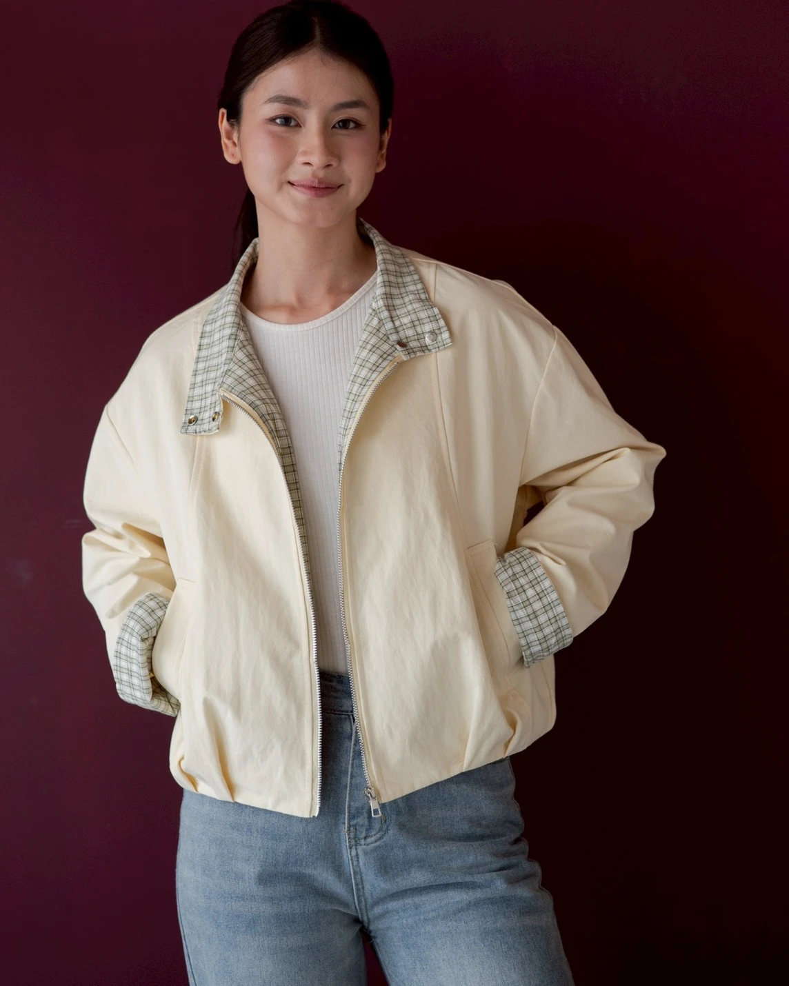 Alternative view of Xelva Jacket Kode 537N Yellow