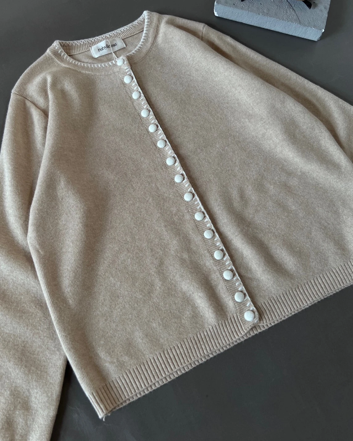Alternative view of Xeyona Cardi Kode 8807 Cream