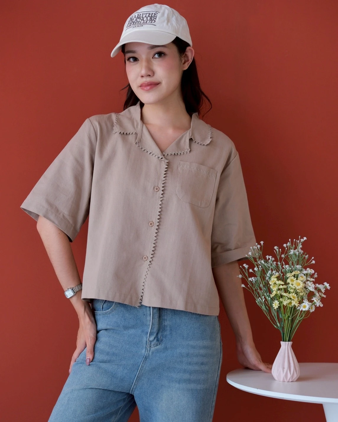 Frezia Shirt Khaki