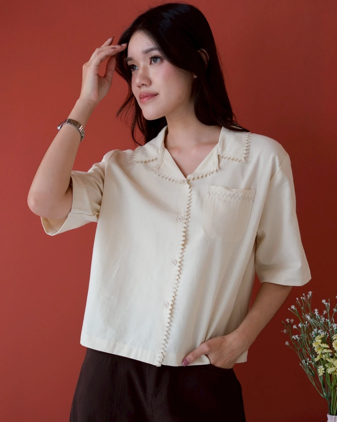 Alternative view of Frezia Shirt Cream