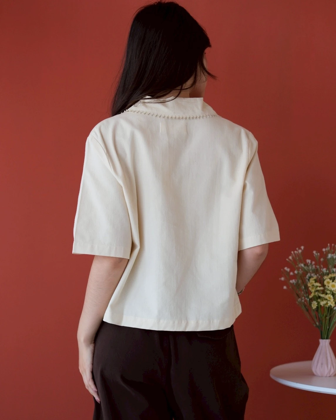 Frezia Shirt Cream - Image 3