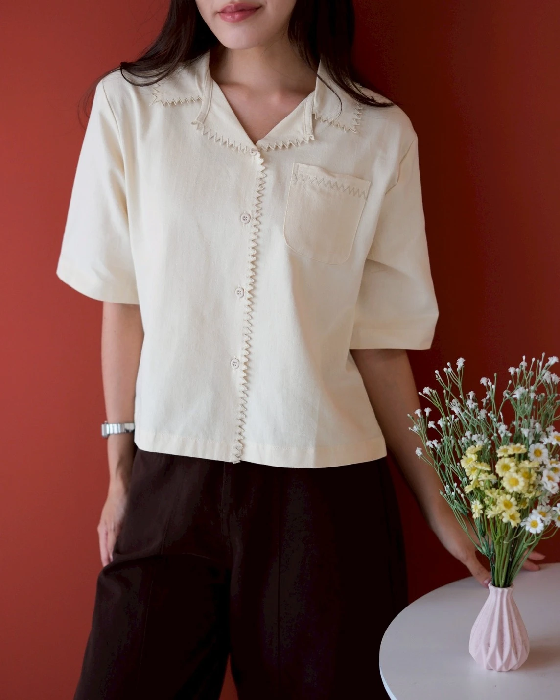 Frezia Shirt Cream