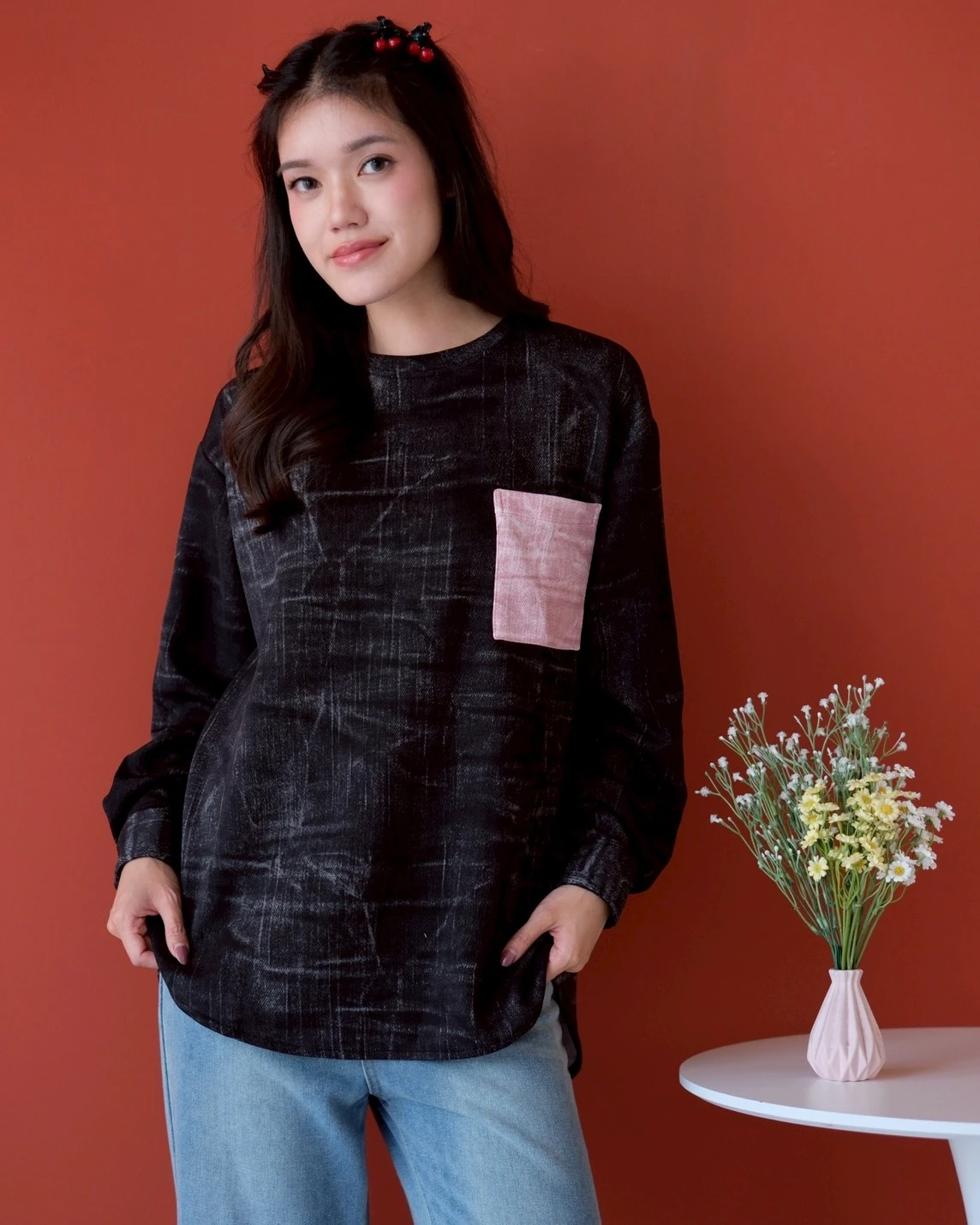 Alternative view of Kamora Longsleeve Kode 5369 Black