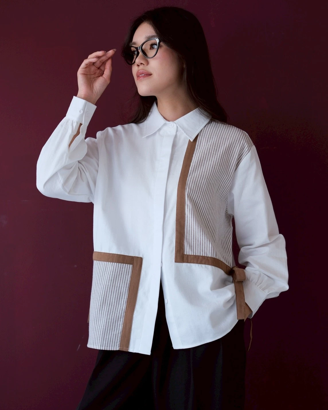Riquel Shirt Brown - Image 3