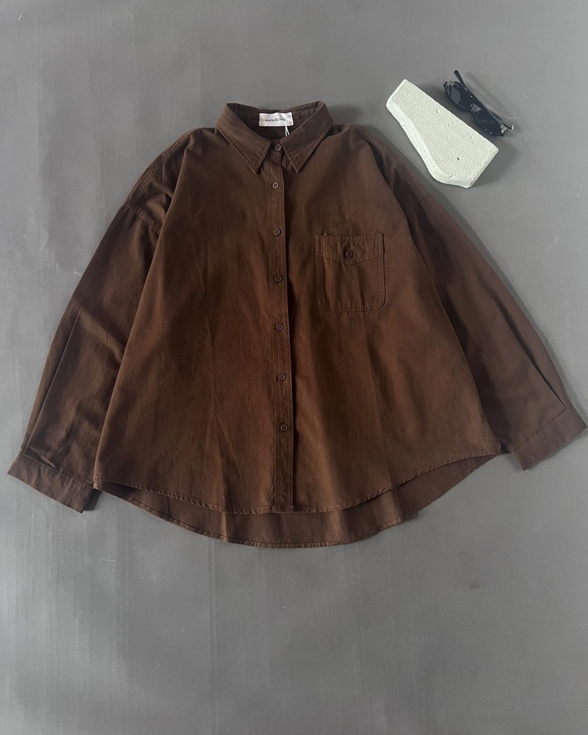 Alternative view of Arlie Shirt Kode 6287 Brown