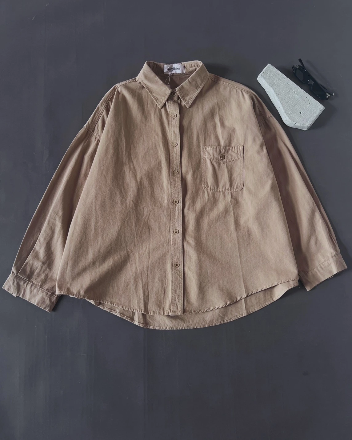 Arlie Shirt Kode 6287 Khaki - Image 3