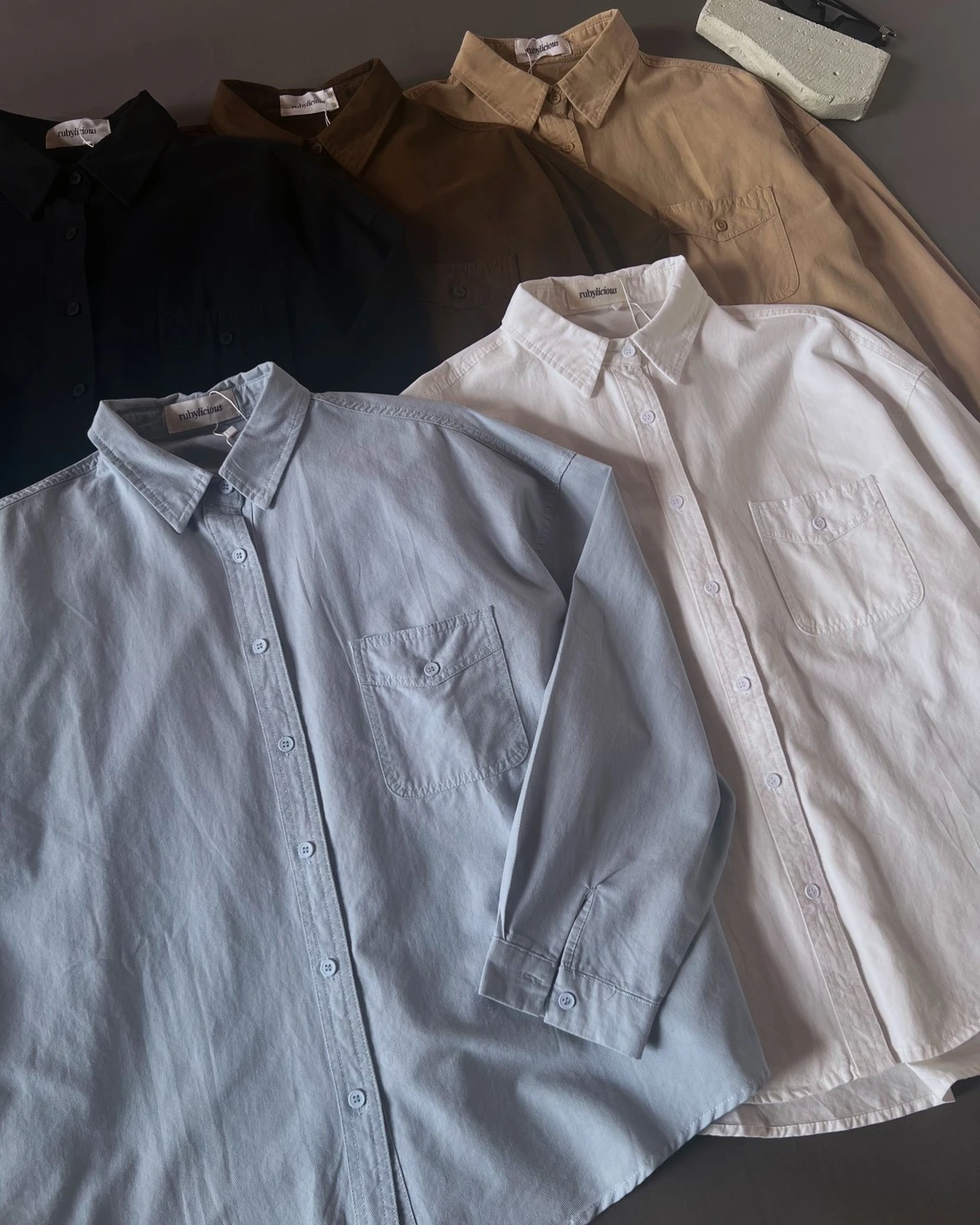 Arlie Shirt Kode 6287 Broken White - Image 3