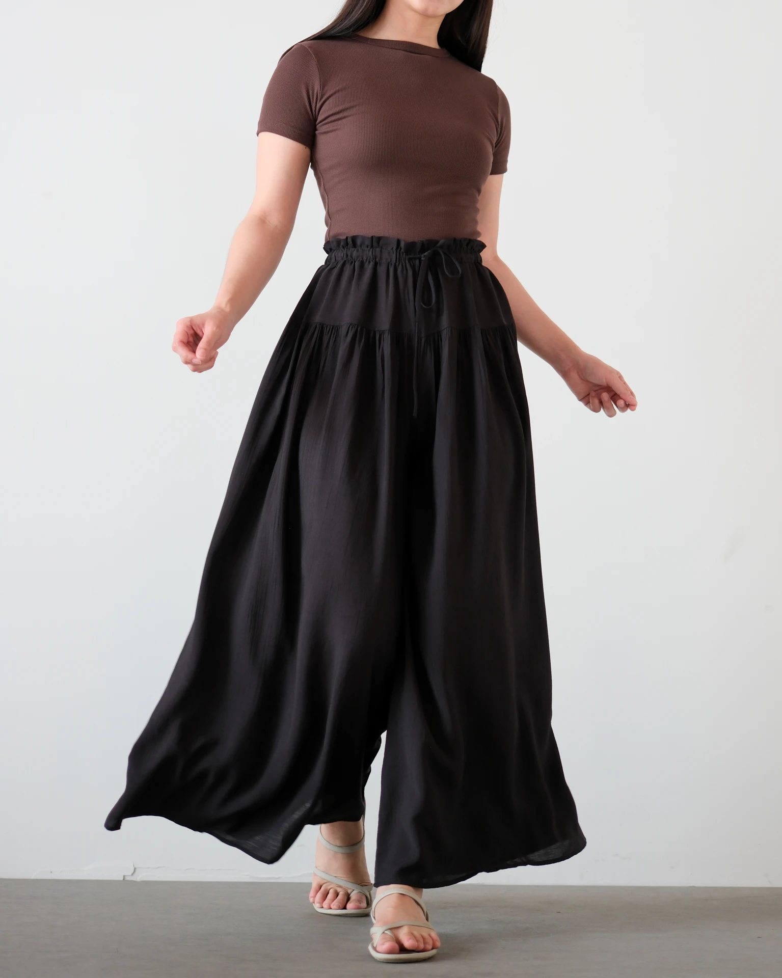 Chika Cullote Pants Kode 3-P Black