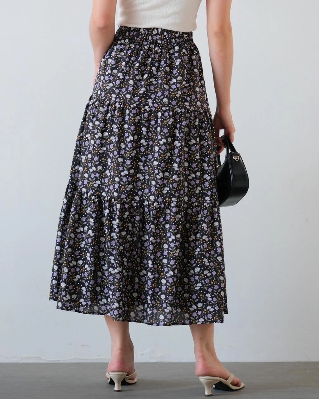 Alternative view of Cevera Skirt Kode 13-P Black