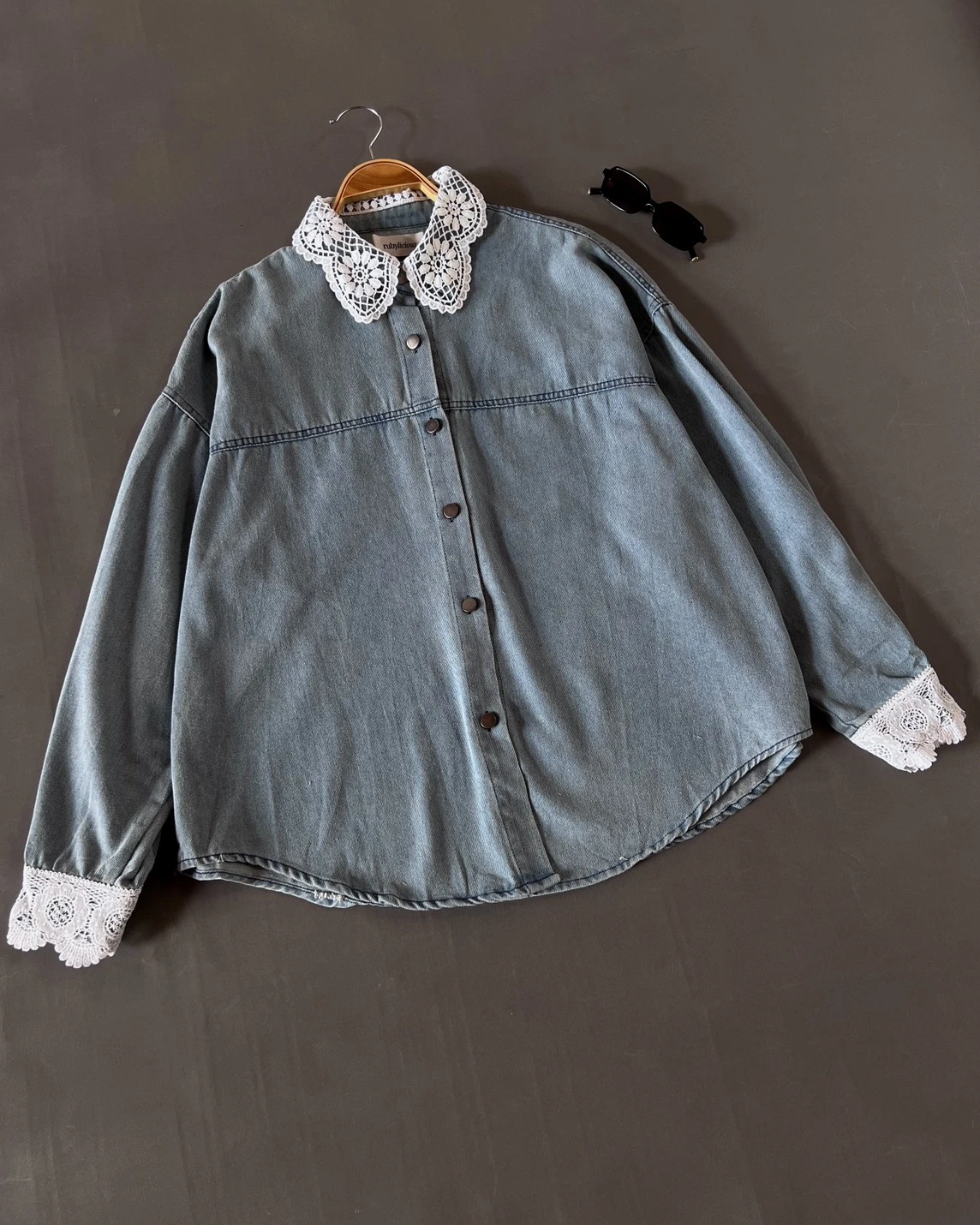 Dexan Denim Shirt Kode 22P Light Blue