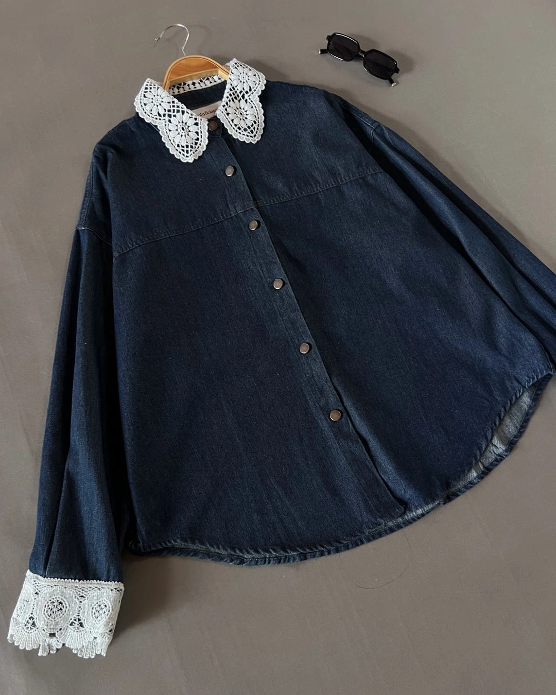 Dexan Denim Shirt Kode 22P Dark Blue