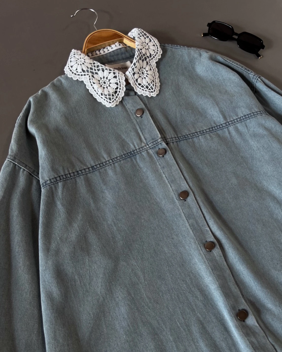 Alternative view of Dexan Denim Shirt Kode 22P Light Blue