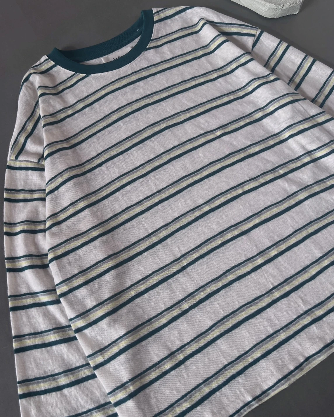 Endira Stripe Longsleeve Kode 17-P Glass Green