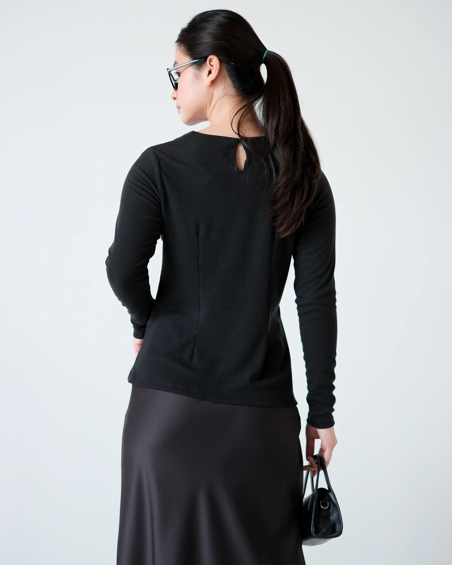 Faline Longsleeve Kode 26463 Black - Image 3
