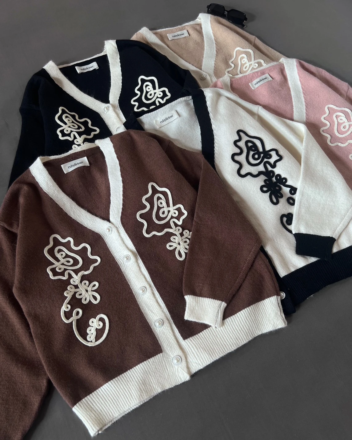 Falzena Cardi Kode 8-P Brown - Image 3