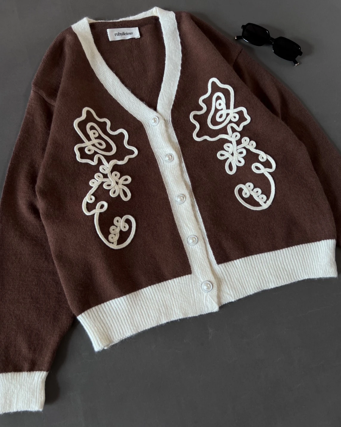 Falzena Cardi Kode 8-P Brown