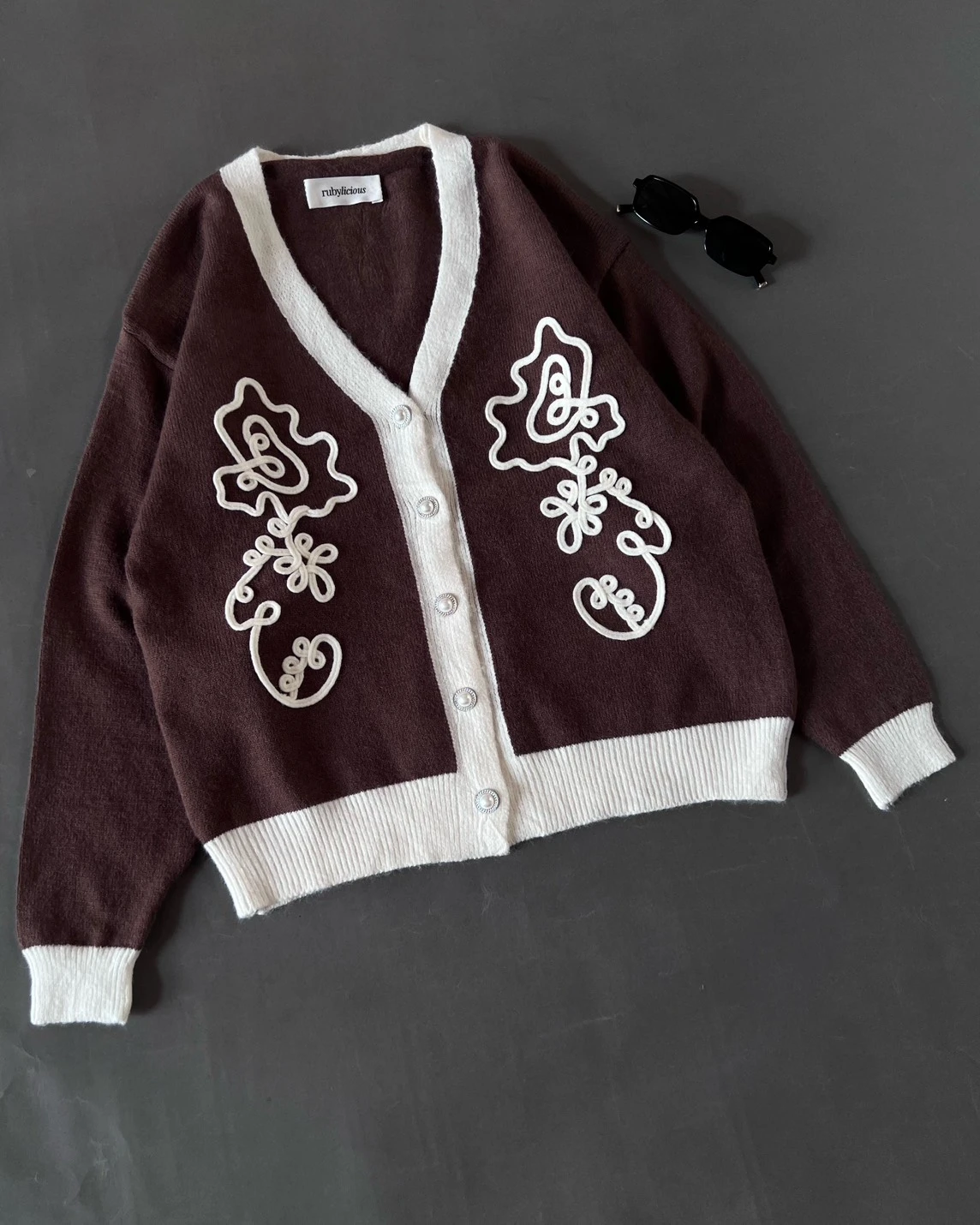Alternative view of Falzena Cardi Kode 8-P Brown